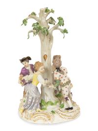 A Meissen Porcelain Figural Group