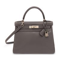 Hermès, Kelly 28 in Ardoise Box