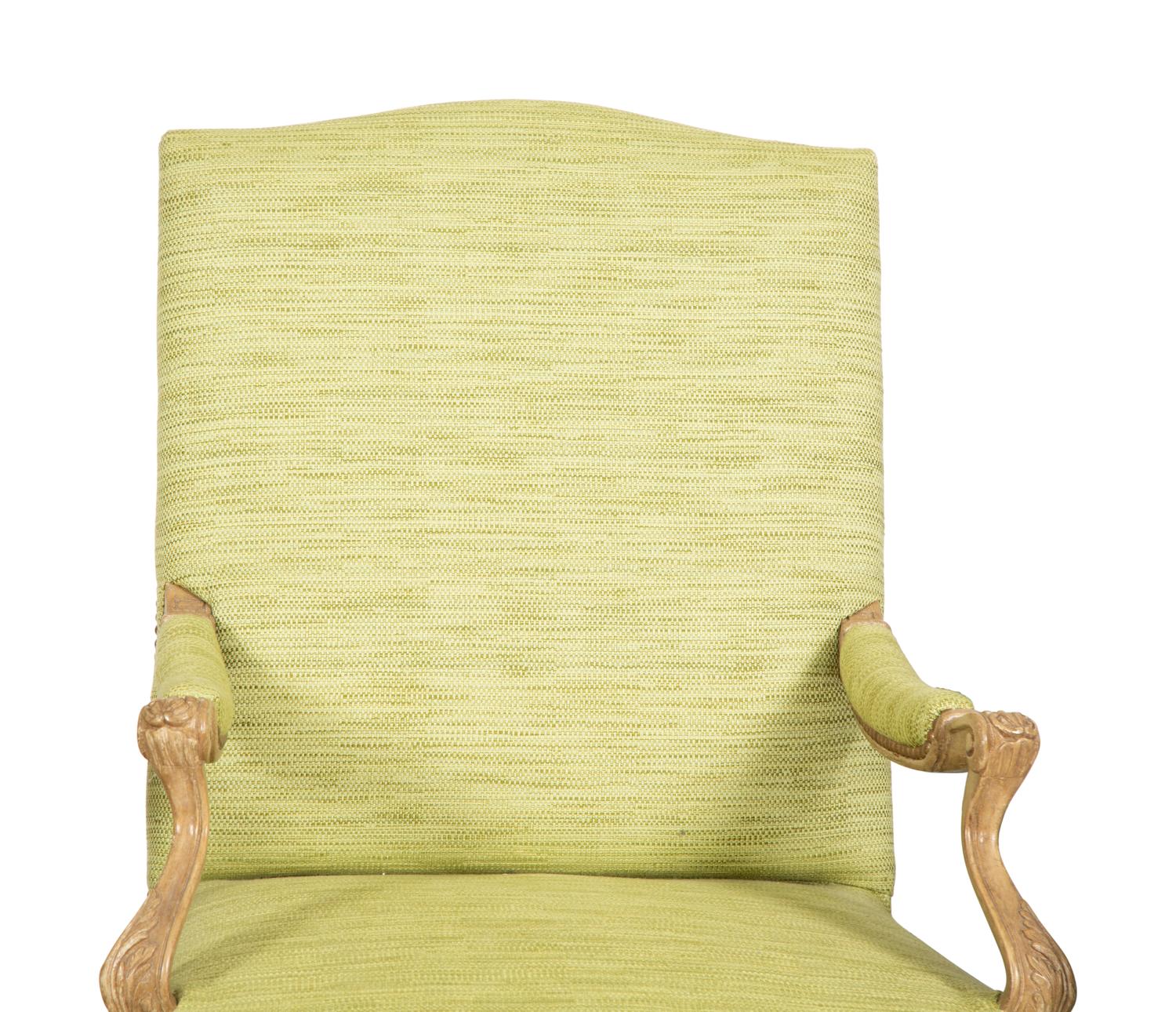 A Pair of Erika Brunson Regence Style Beechwood Fauteuils