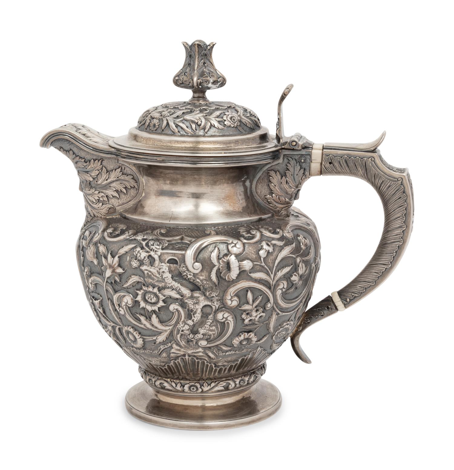 A Scottish George III Silver Kettle