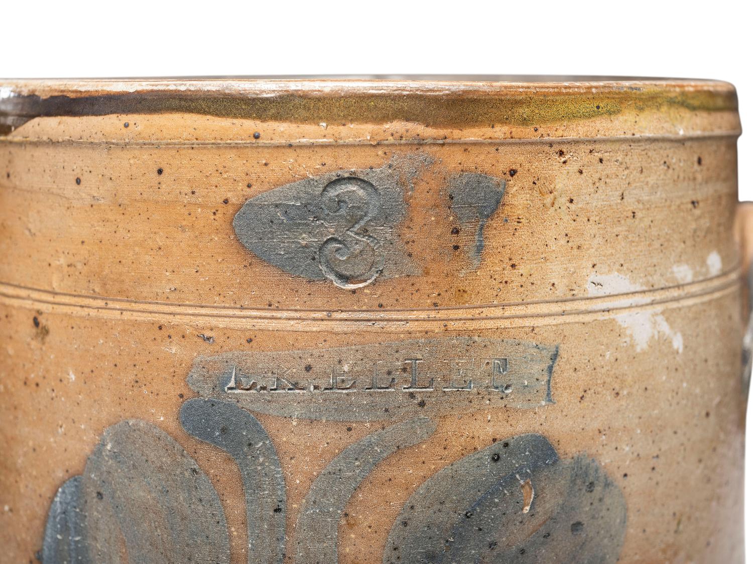 Two Stoneware Crocks