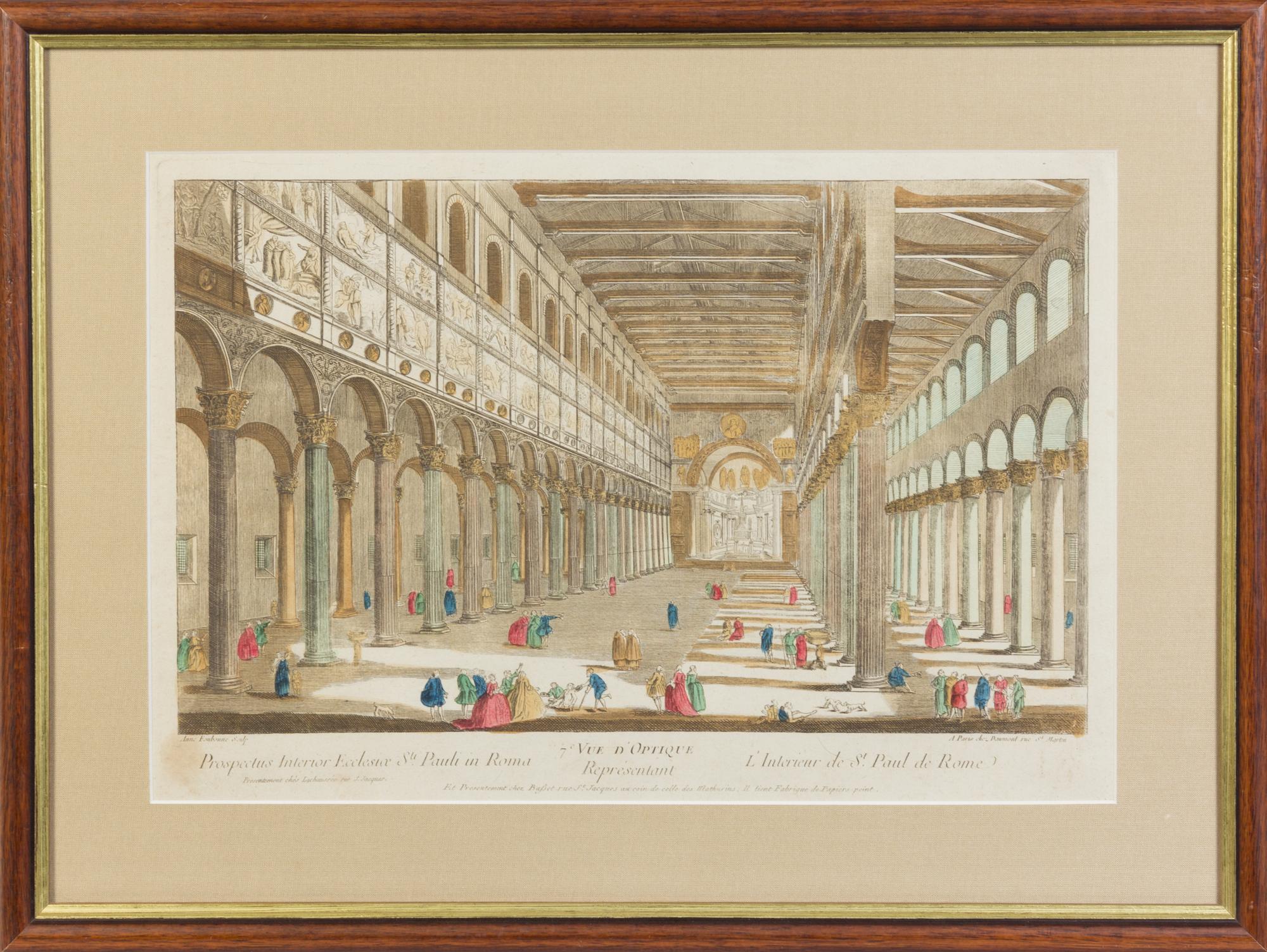 A Collection of Two Etchings and a Print Largest 11 x 15 3/4 inches. — VARIOUS ARTISTS