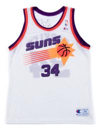 A Charles Barkley Signed Phoenix Suns Jersey (Champion),