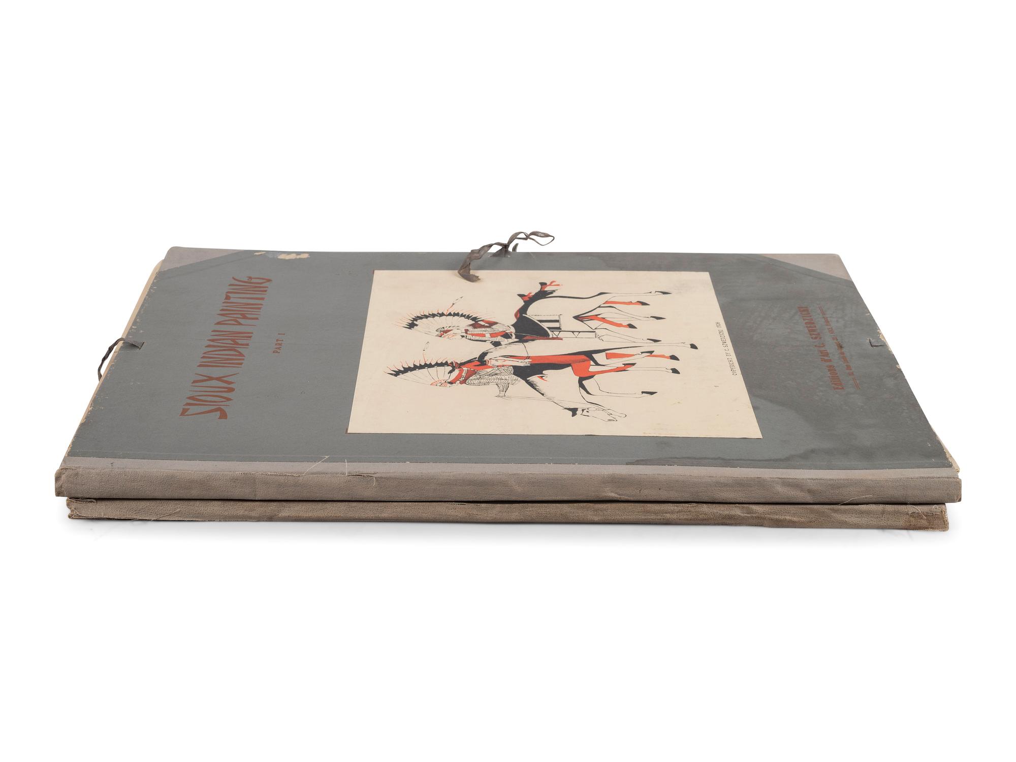 [PLAINS] Sioux Indian Painting, Parts I and II. Paintings of the Sioux and Other Tribes of the Great Plains AND The Art of Amos Bad Heart Buffalo