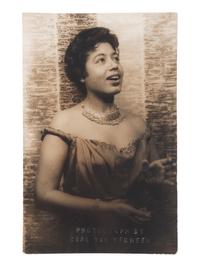 [PHOTOGRAPHY]. VAN VECHTEN, Carl (1880-1964), photographer. Real photo postcard of Ruby Dee. Ca 1930s.