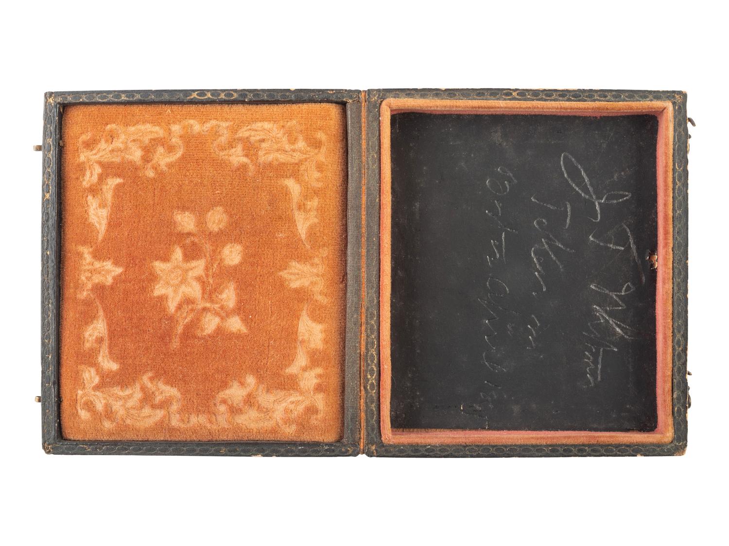 [EARLY PHOTOGRAPHY]. Sixth plate occupational tintype of three men. [Boston, MA]: [ca 1861].
