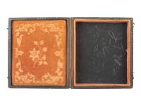 [EARLY PHOTOGRAPHY]. Sixth plate occupational tintype of three men. [Boston, MA]: [ca 1861].