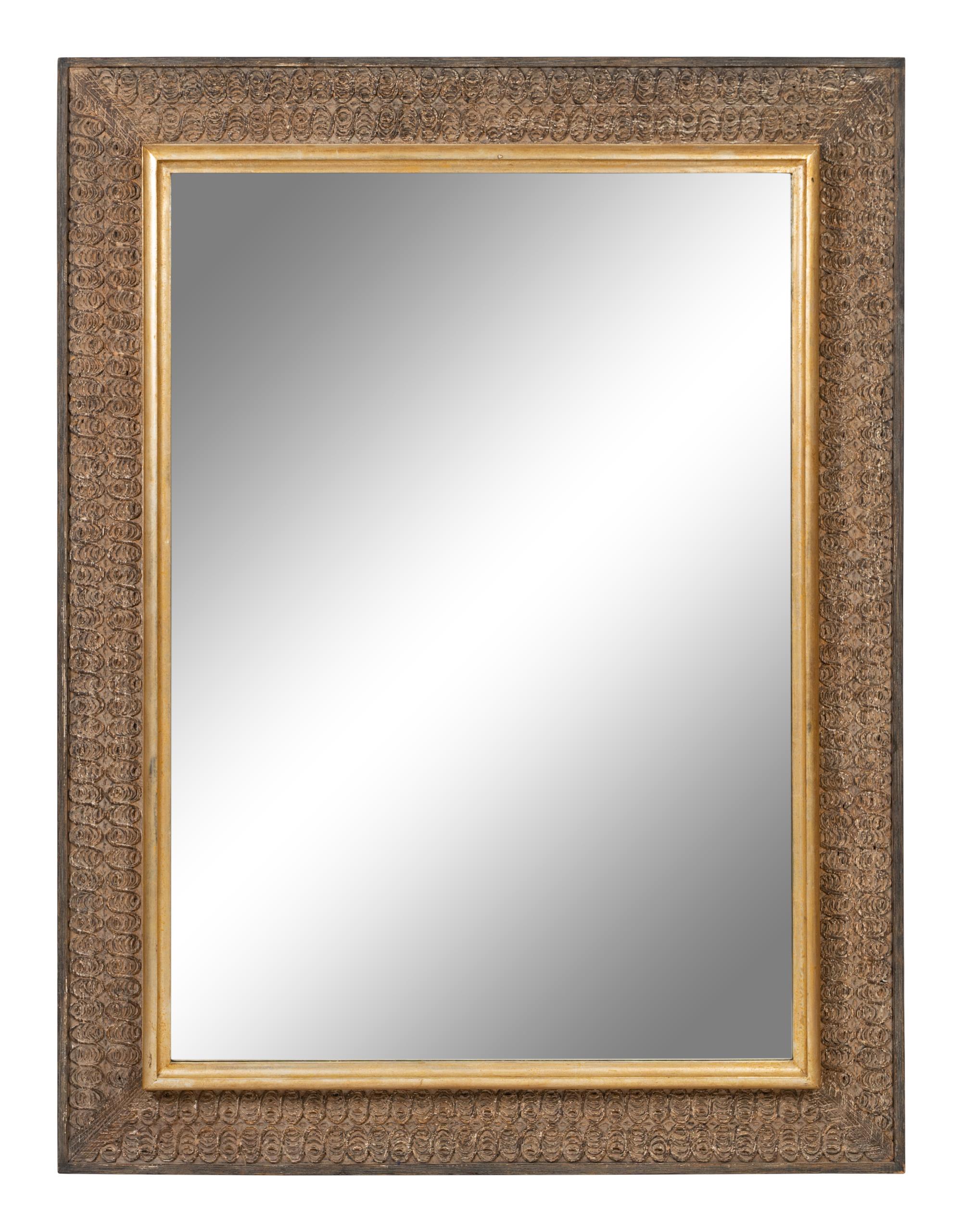 A Large Contemporary Rectangular Mirror