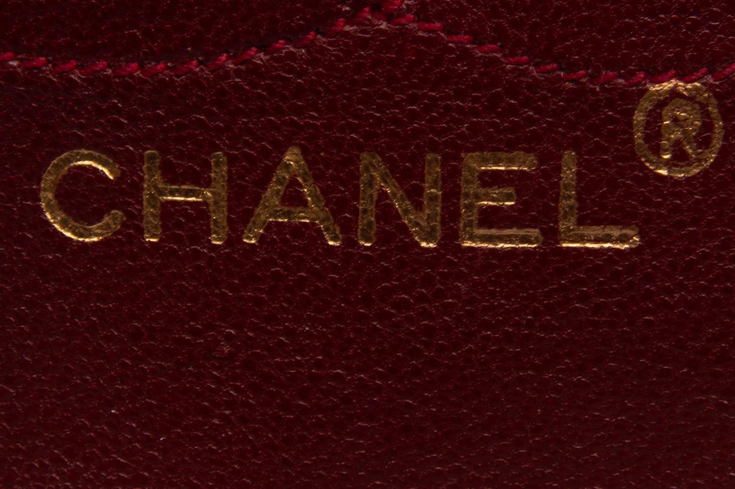 Chanel Medium Classic Double-Flap Bag in Navy Lambskin Leather