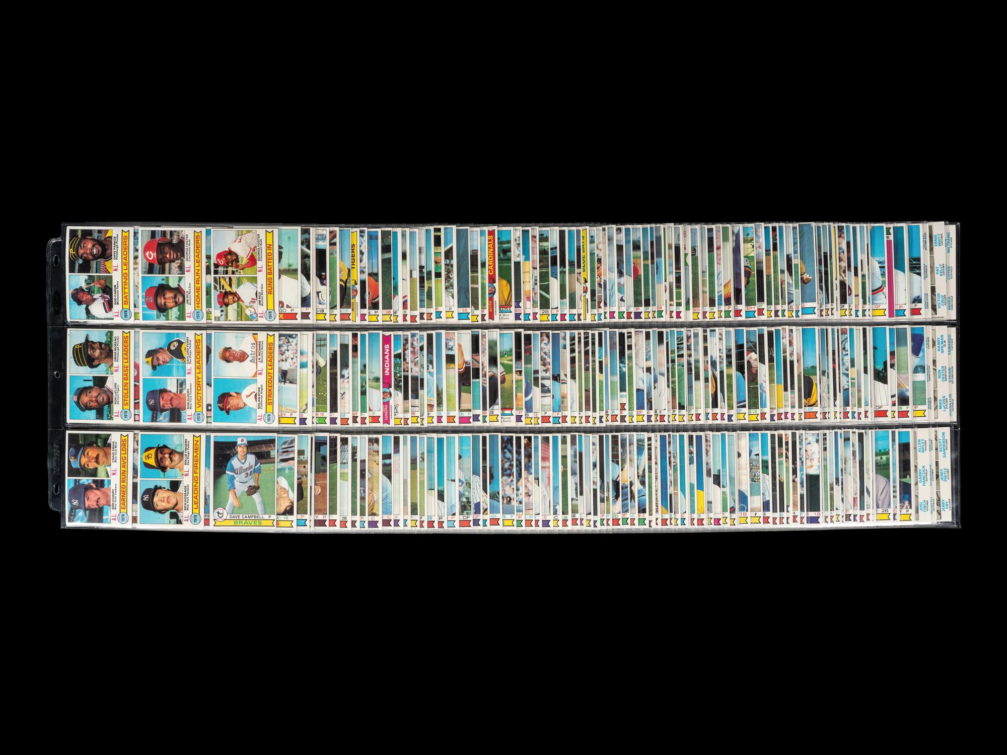 A Complete Set of 1979 Topps Baseball Cards (726/726),