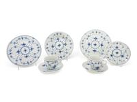 A Royal Copenhagen Porcelain Dinner Service