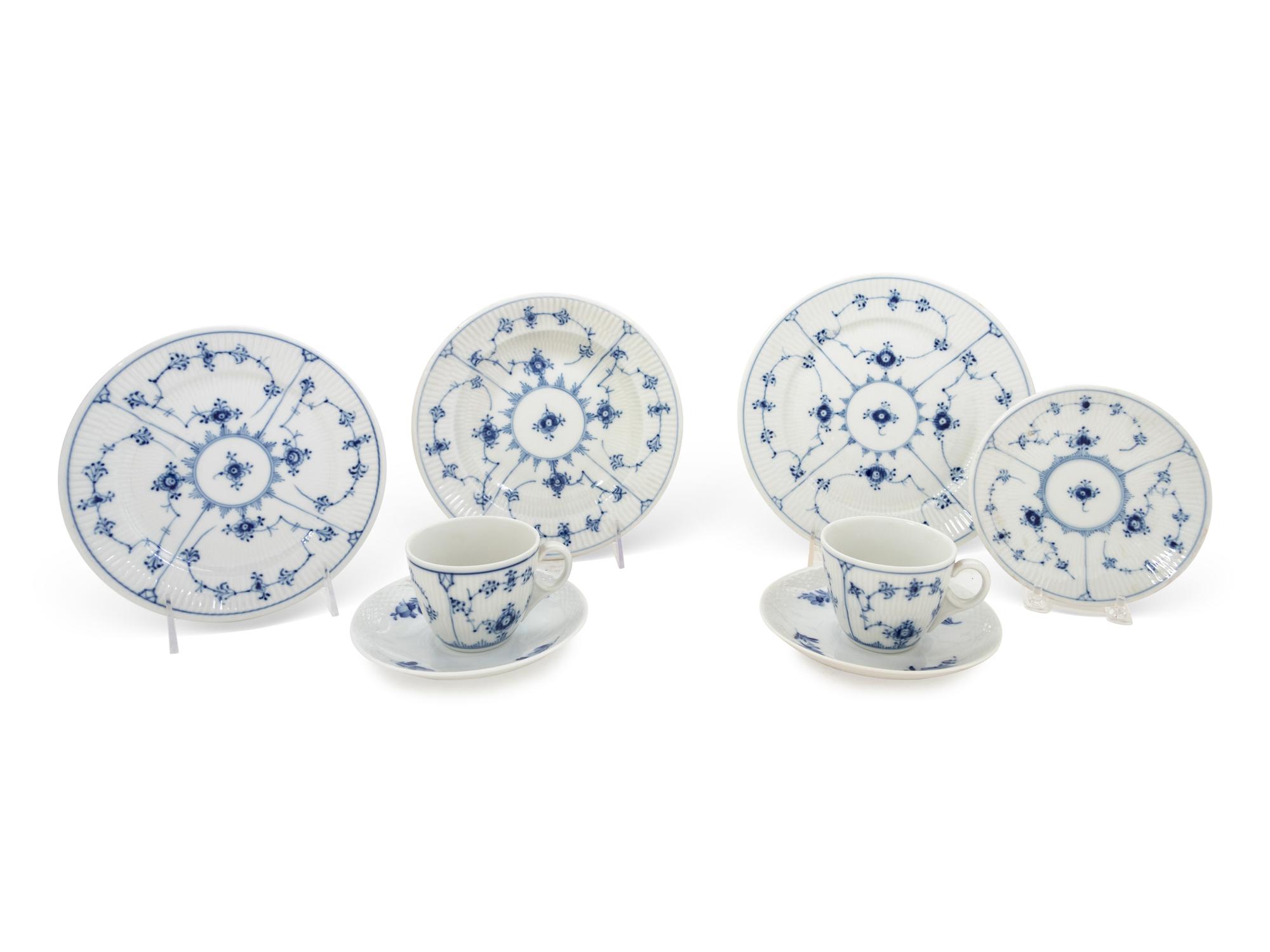 A Royal Copenhagen Porcelain Dinner Service