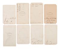 [INDIAN WARS]. A collection of CDVs of 6th Iowa Cavalrymen who were involved in General Alfred Sully's Expedition against the Sioux, ca 1863-1865.