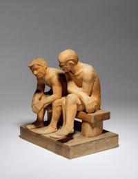 Two Seated Figures