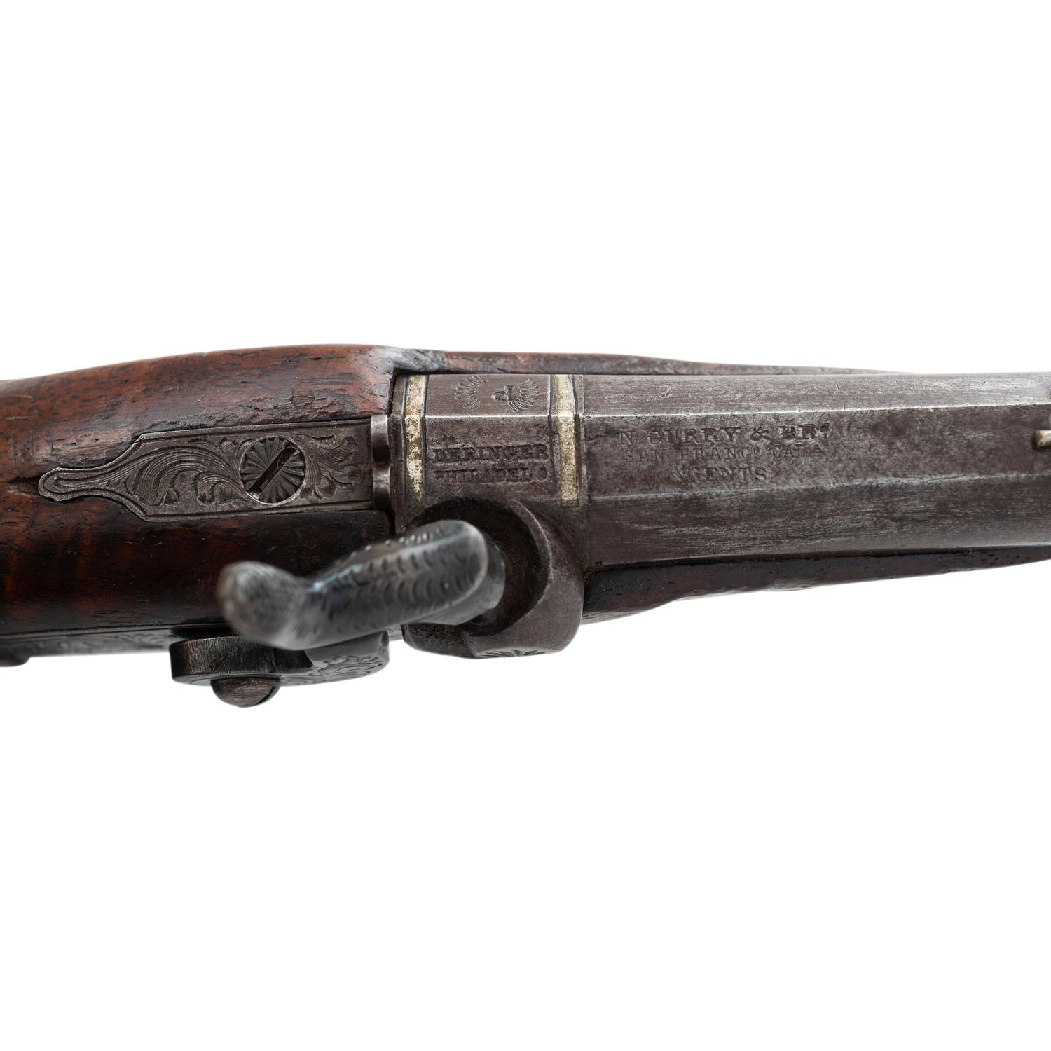 N Curry & Bro Agent Marked Henry Deringer Pocket Pistol