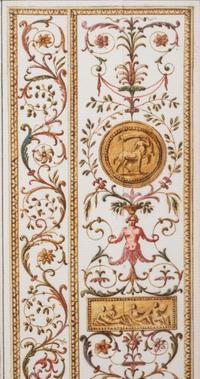 A Set of Eight Neoclassical Watercolor Illustrations