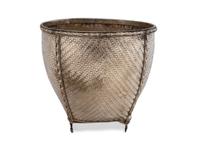 A Burmese Silver Woven Basket — 20th Century