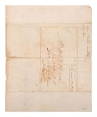 [WAR OF 1812]. WALKER, John C. ALS ("Jno. Co Walker"). Union Village, 29 August 1814.