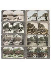 [EARLY PHOTOGRAPHY]. Collection 52 stereoviews dating from the 19th-20th century, highlighted by H.A. Doerr Stereoview of the Alamo.