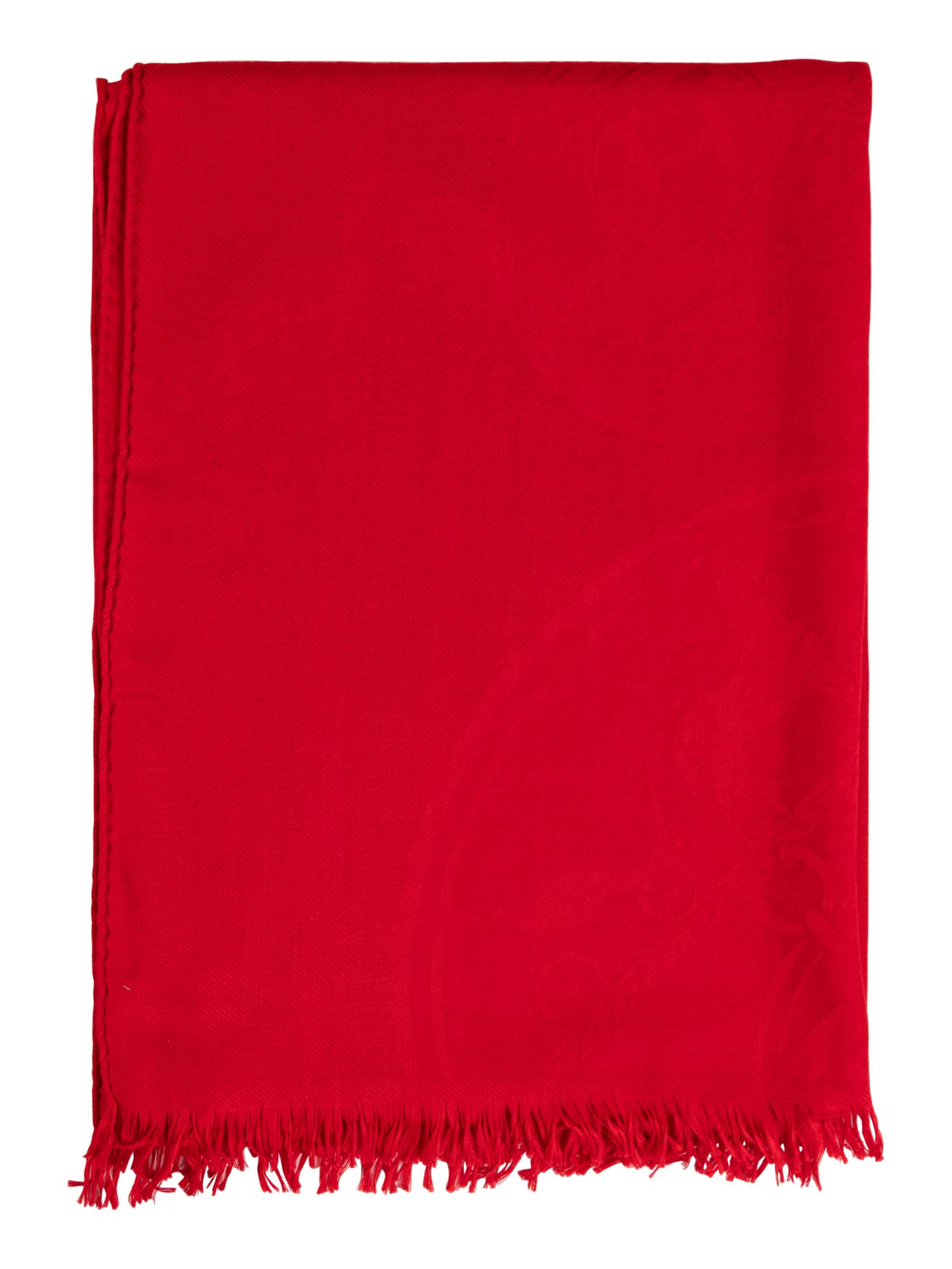 Hermès Red Cashmere Scarf