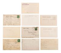 [EARLY PHOTOGRAPHY]. A group of 34 occupational real photo postcards, incl. artists, lecturers, lumberjacks, farmers, female telephone operators, factory workers, and other laborers.