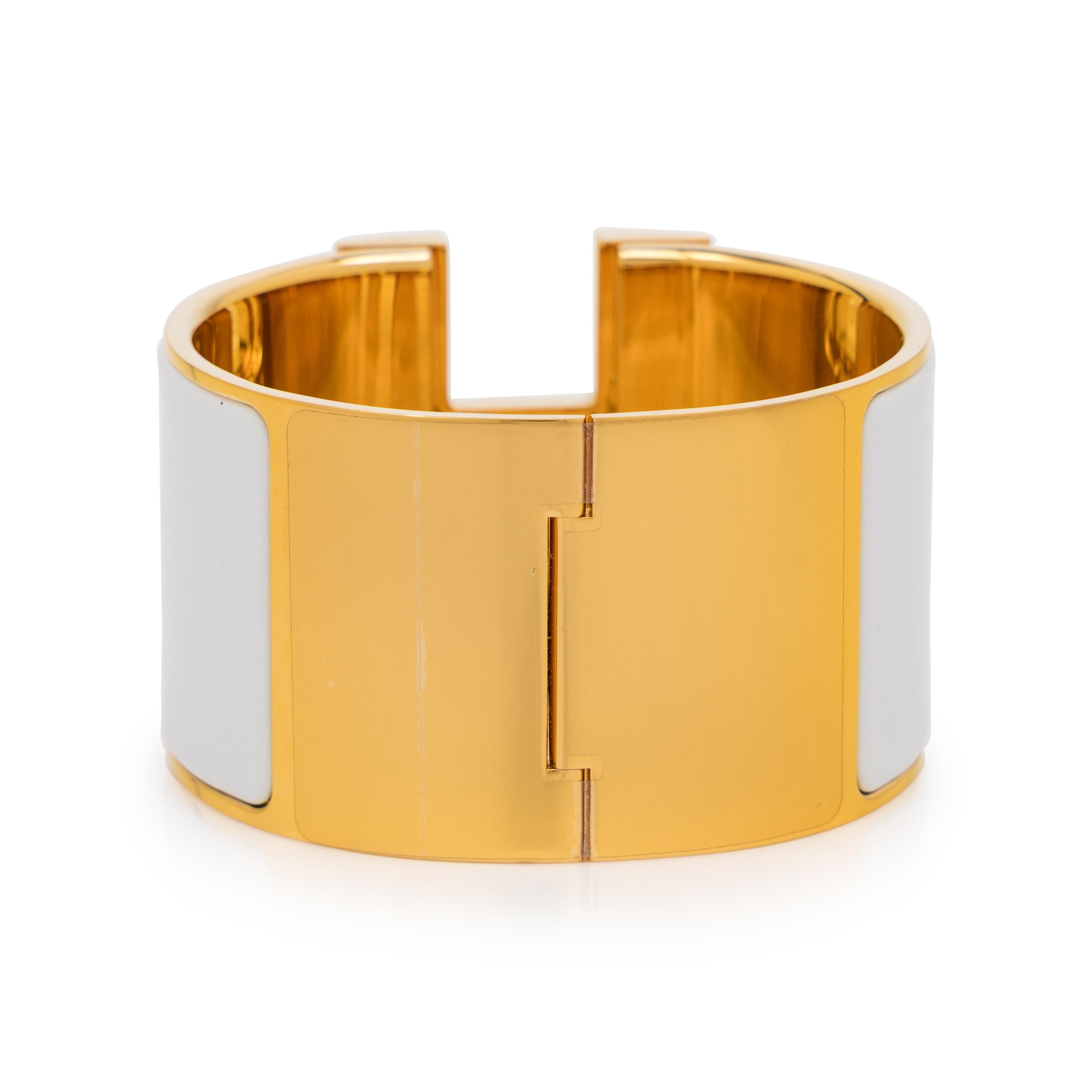 Hermès, Extra Wide Clic Clac H Bracelet