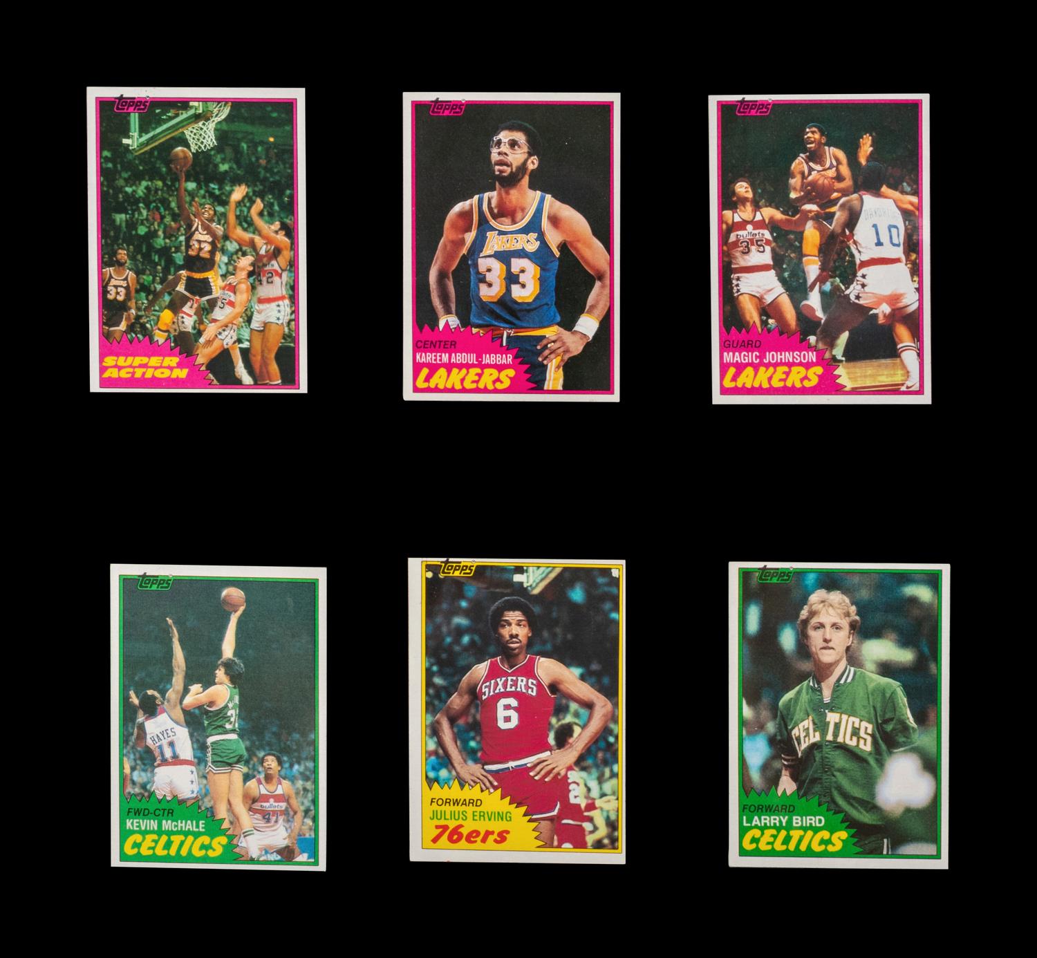 A Complete Set of 1981-82 Topps Basketball Cards Including Larry Bird and Magic Johnson