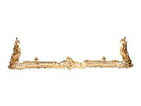 A Louis XV Style Gilt Bronze Fireplace Fender
