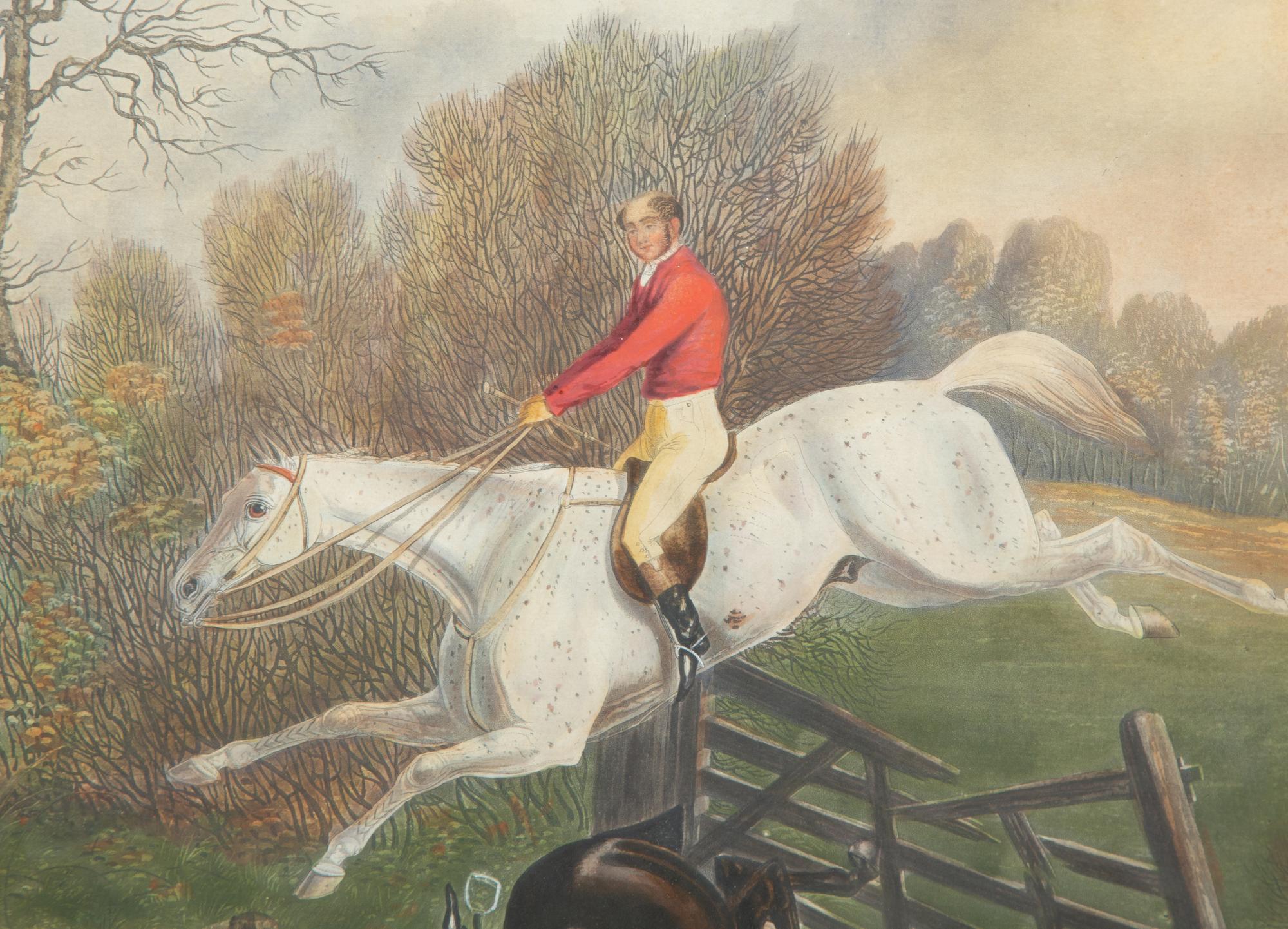 Chances of the Steeple Chase, 1826 (a set of eight)