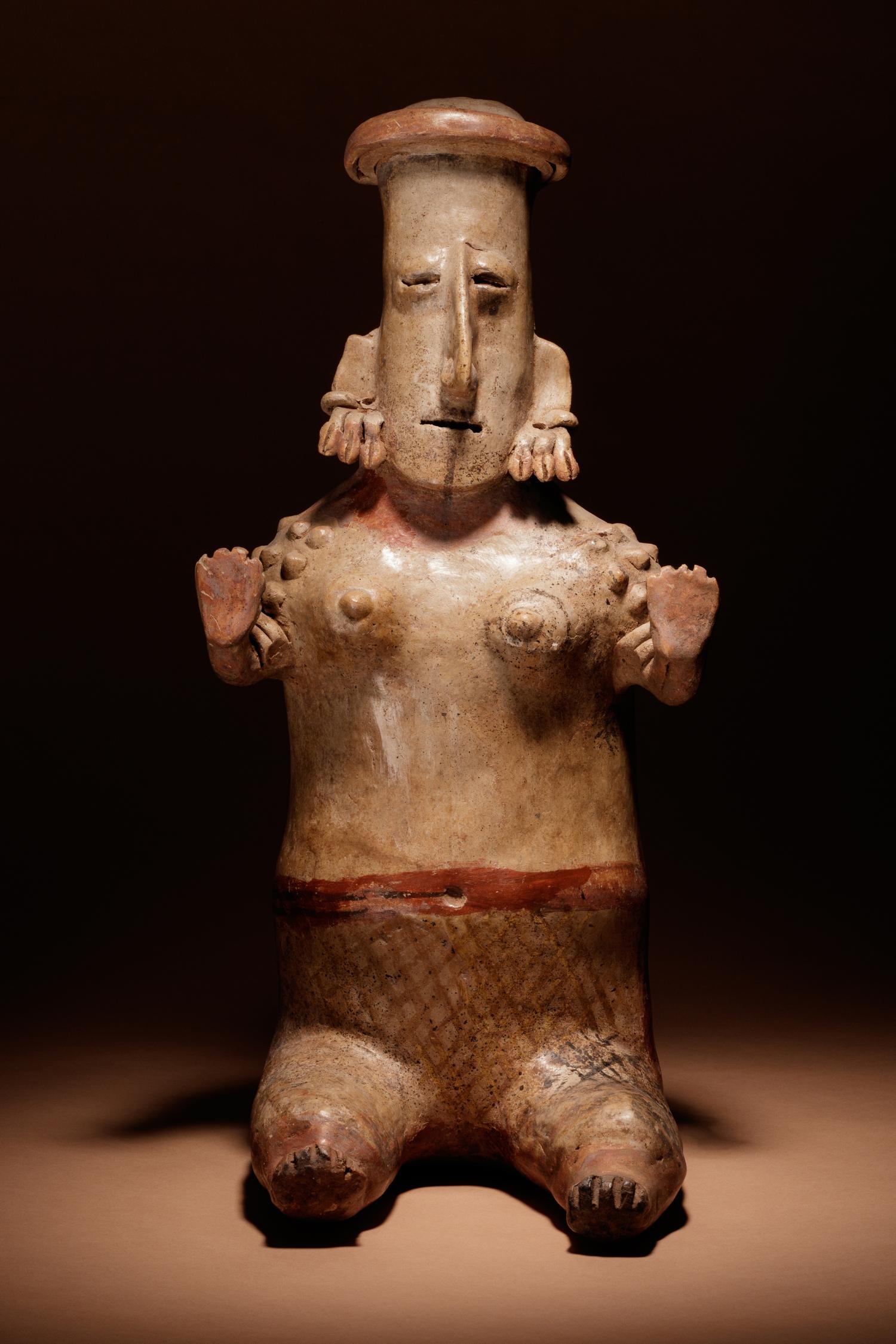 A Jalisco Terracotta Seated Female Figure