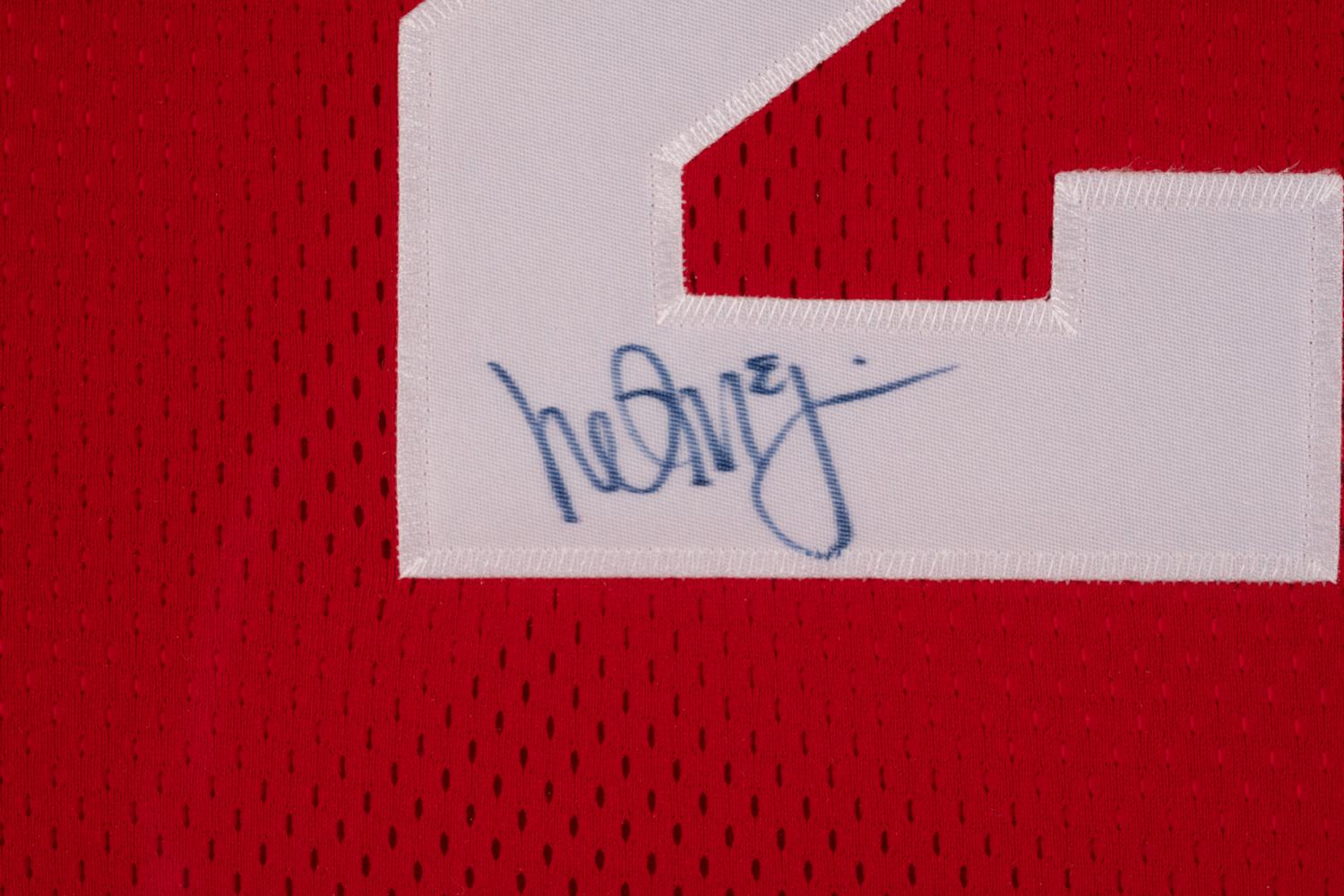 A Mark McGwire Signed Autograph Jersey and Bat Display