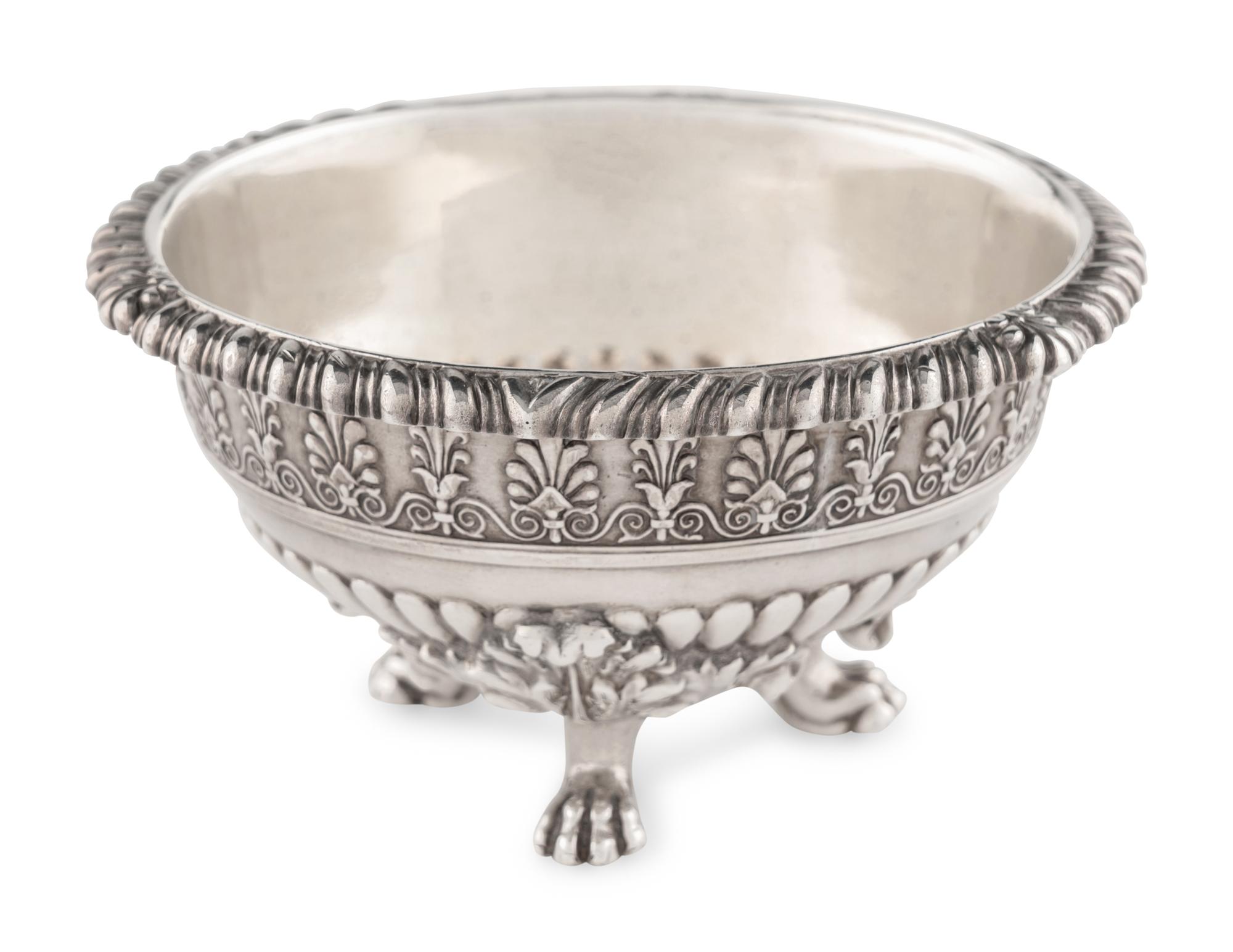 A Set of Six Paul Storr Silver Salts