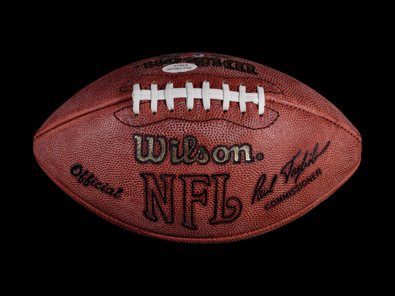 A Walter Payton Signed Wilson NFL Game Football,