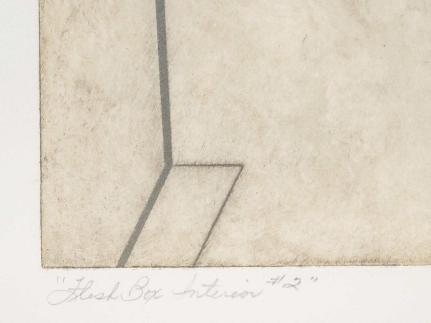 Flesh Box Interior #2, and Cancel, Cancel, Cancel #4 (Pair of Works), 1981 and 1983