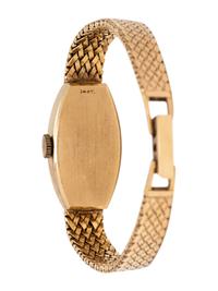 LeCOULTRE, 14K YELLOW GOLD WRISTWATCH