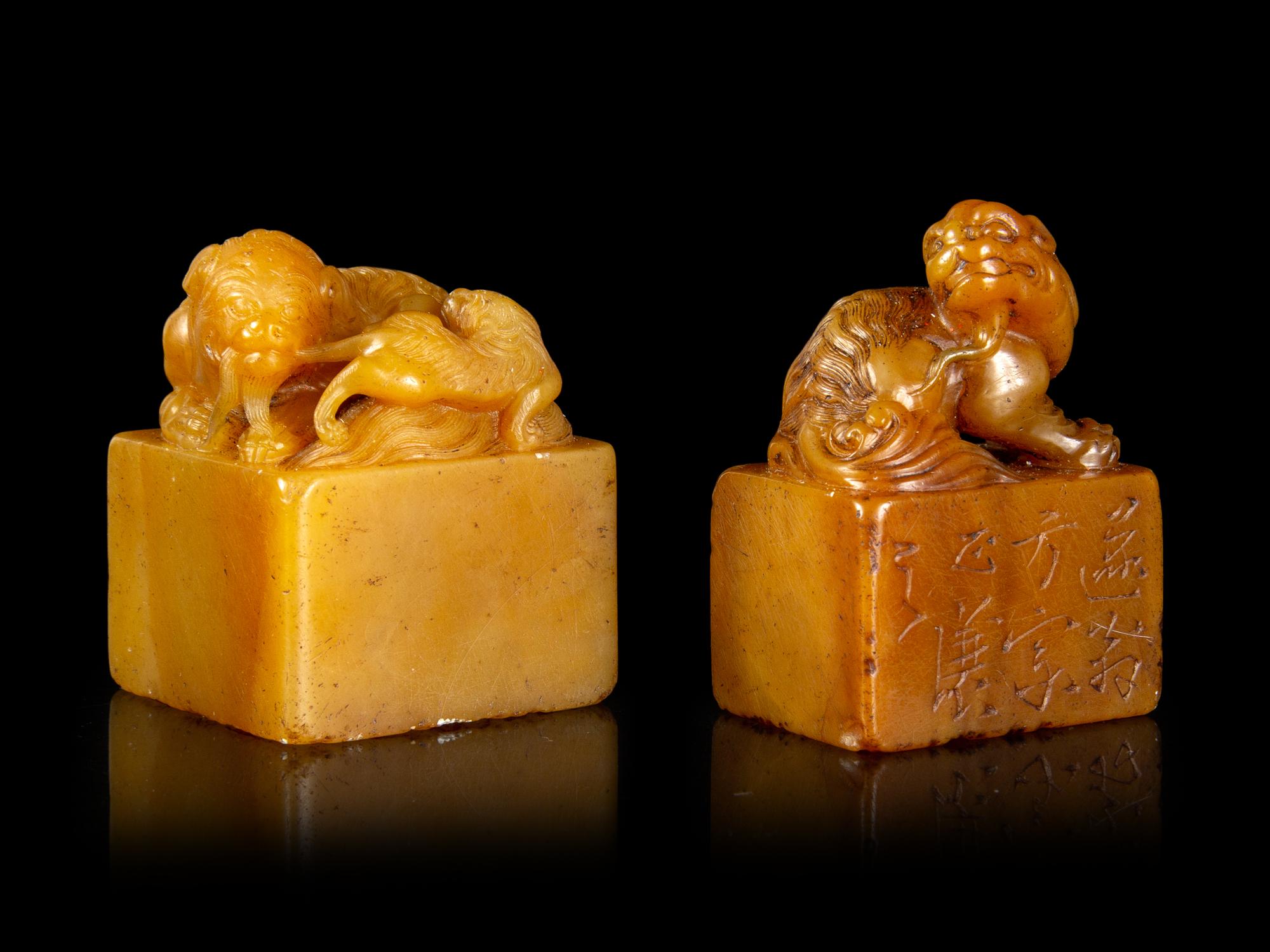 Two Soapstone Seals