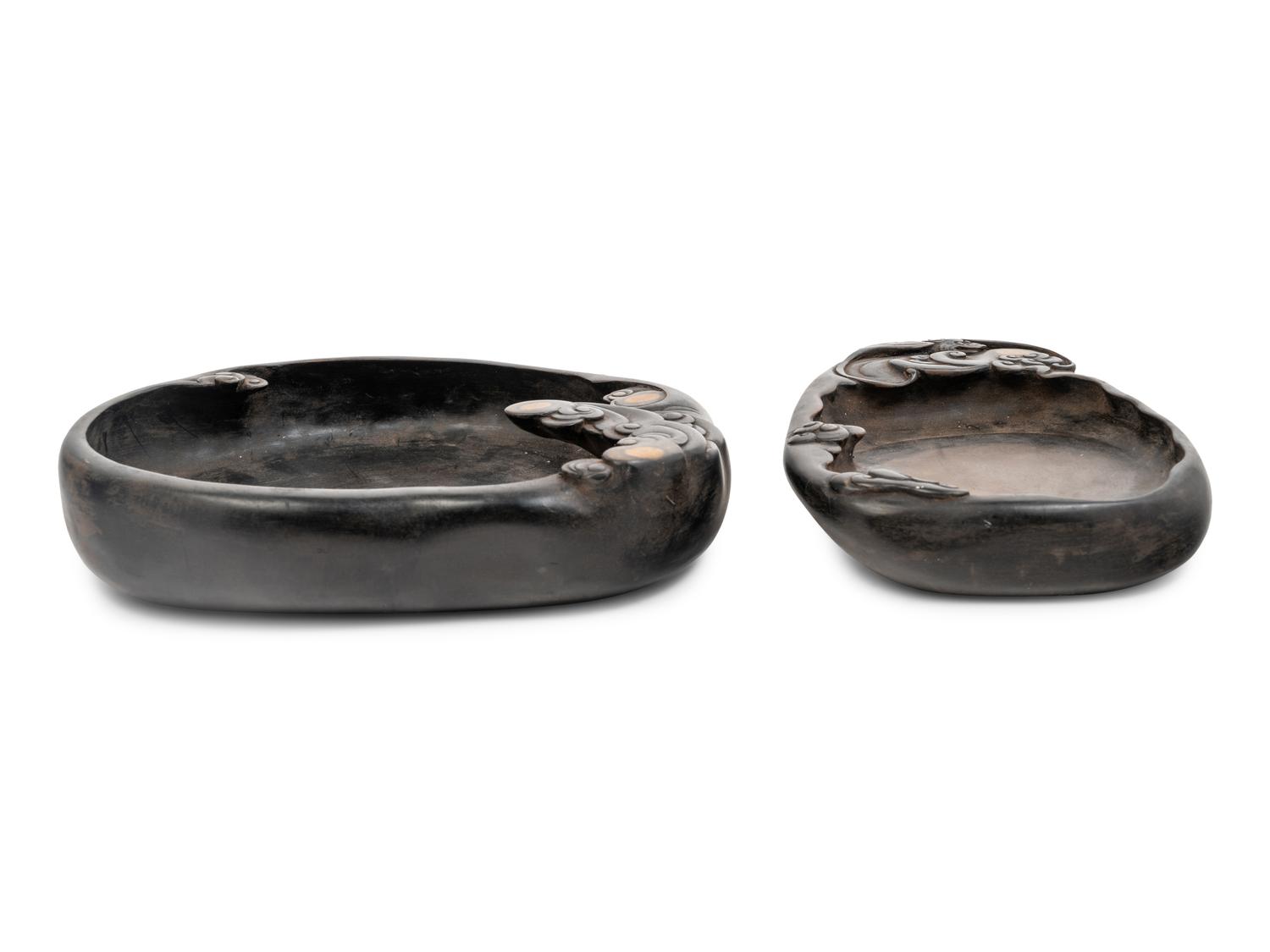 Two Chinese Ink Stones
