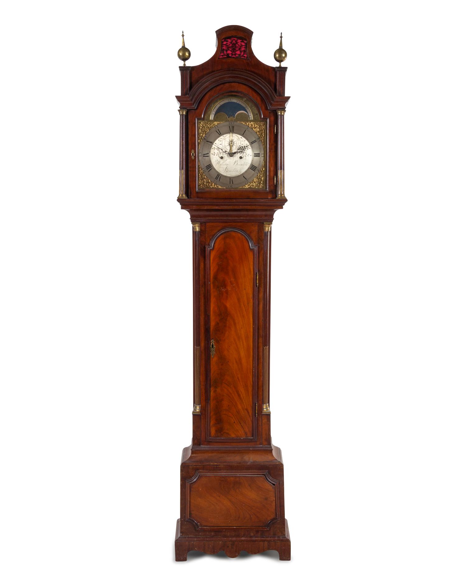 A George III Mahogany Tall Case Clock