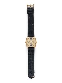 BAUME & MERCIER, YELLOW GOLD DUAL TIME ZONE WATCH