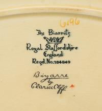 A Clarice Cliff Royal Staffordshire Glazed Earthenware Tray
