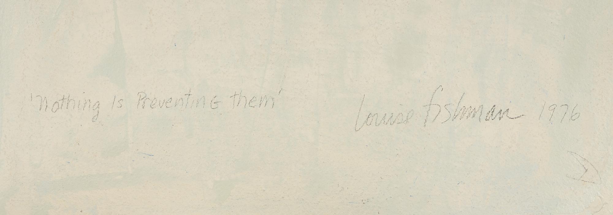Nothing is Preventing Them , 1976