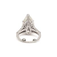 PLATINUM AND DIAMOND RING