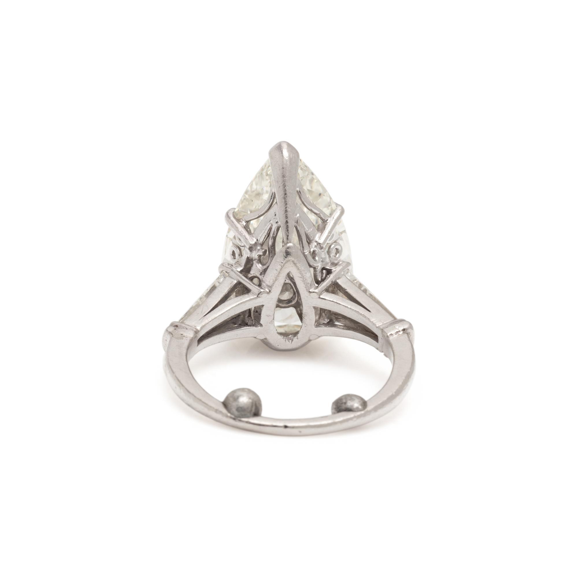 PLATINUM AND DIAMOND RING