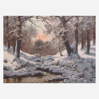 Laszlo Neogrady (Hungarian, 1896–1962) Winter Stream