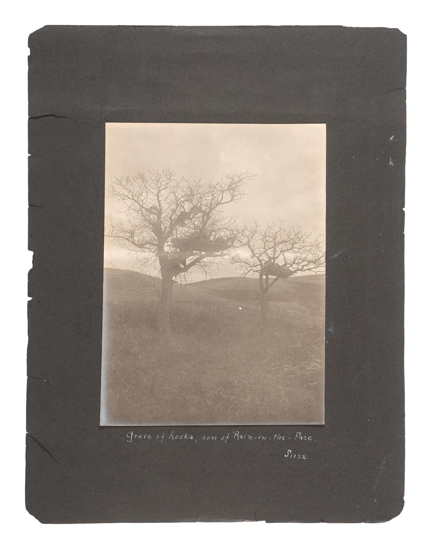 [NATIVE AMERICANS]. BARRY, David F. (1854-1934), photographer. A collection of 51 photographs of Native American subjects, George Armstrong Custer, and personalities and places associated with the Battle of Little Bighorn.