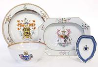 Chinese Export porcelain armorial tablewares late 18th/early 19th century