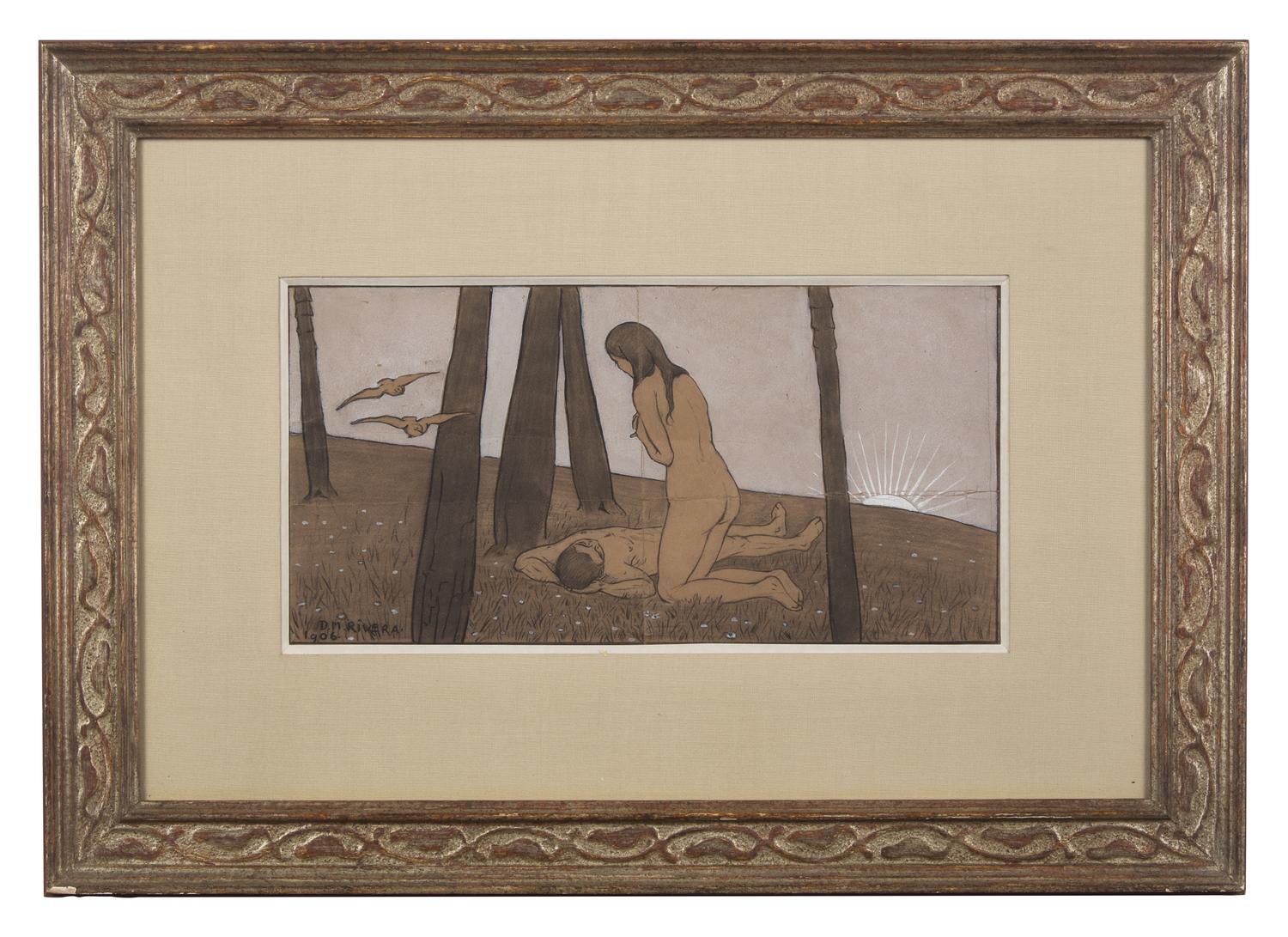 Femme Devant Un Mort (Adam and Eve), 1906