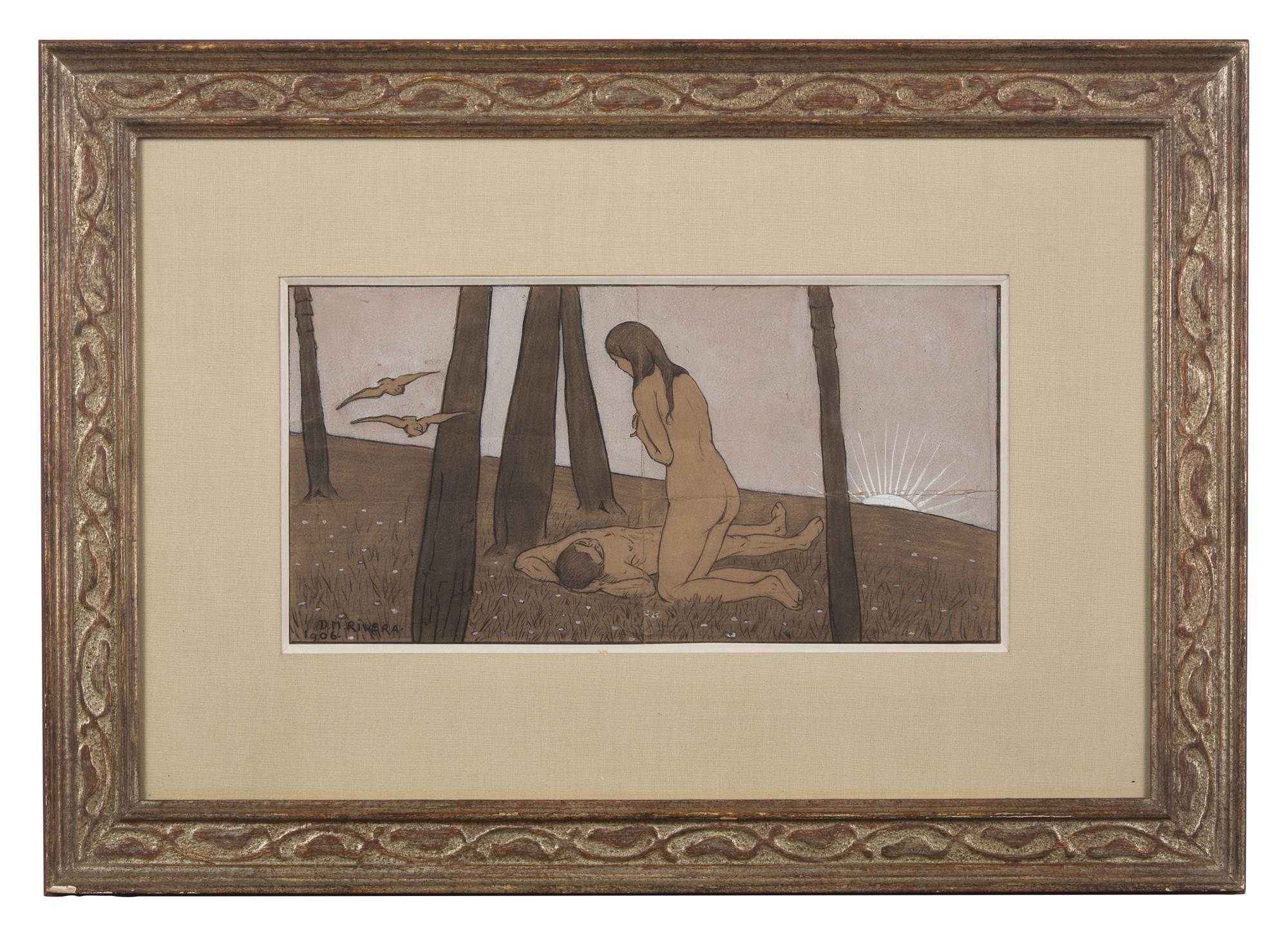 Femme Devant Un Mort (Adam and Eve), 1906