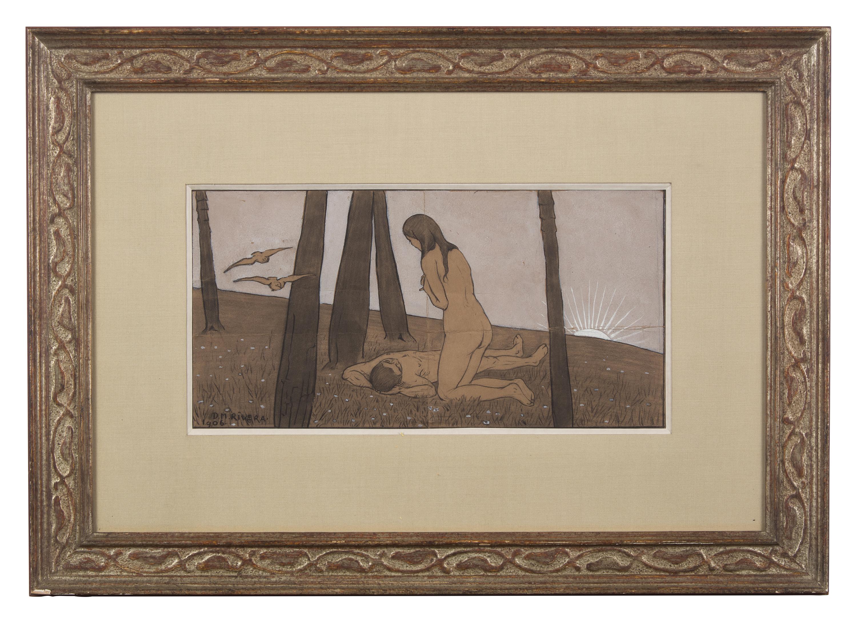 Femme Devant Un Mort (Adam and Eve), 1906