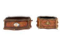 Two Napoleon III Gilt Metal Mounted Jardinières